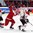 HELSINKI, FINLAND - DECEMBER 28: Canada's Dylan Strome #9 stickhandles the puck with Denmark's Jeppe Korsgaard #20 chasing during preliminary round action at the 2016 IIHF World Junior Championship. (Photo by Matt Zambonin/HHOF-IIHF Images)

